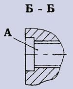 Гидрораспределитель с электромагнитным управлением ГР 2-3, вид Б-Б