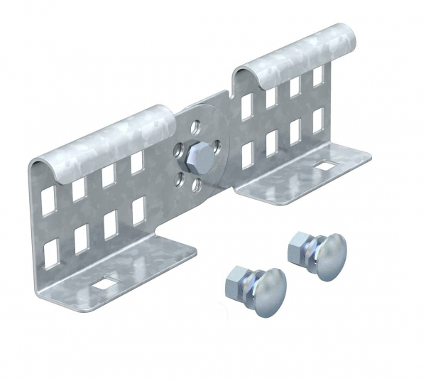 Соединитель кабельного лестничного лотка шарнирный 64x210 мм