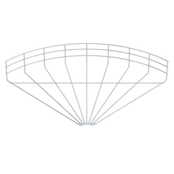 Угловая секция 90° 105x500 мм