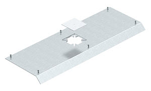 Крышка напольного кабель-канала AIK под Telitank (сталь)