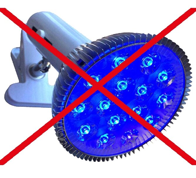 Запрет использования точечных светодиодов в фотолампах