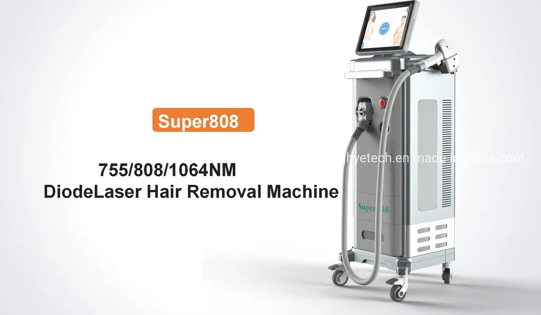 2022 Super 808 Diode Laser Painless Permanent 808nm Diode Laser Hair Removal Machine 1064nm 808nm 755nm for Sale