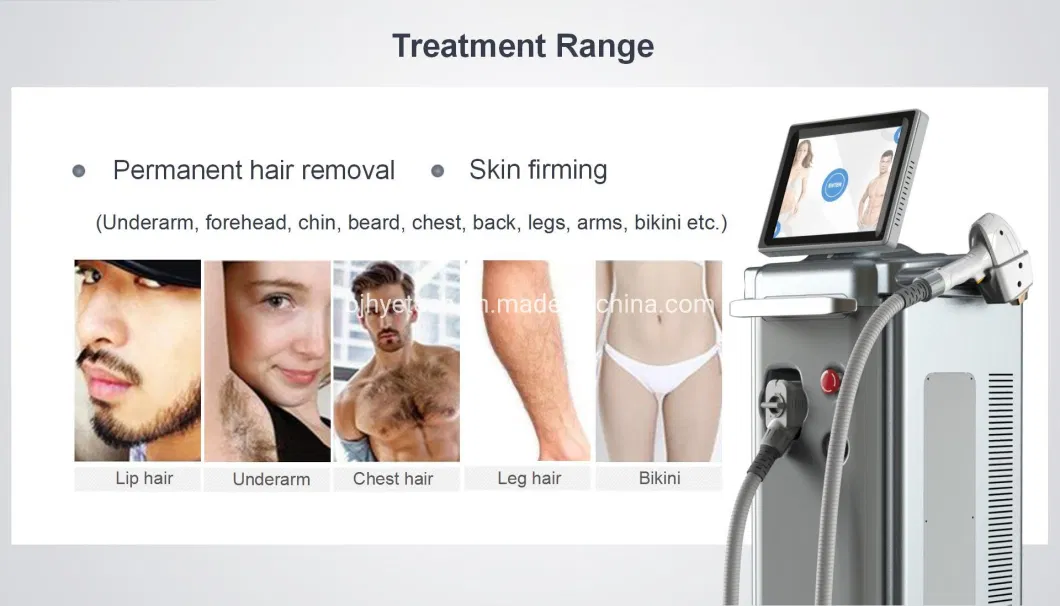 2022 Super 808 Diode Laser Painless Permanent 808nm Diode Laser Hair Removal Machine 1064nm 808nm 755nm for Sale