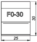 F0-30 0° Резец для торцевания